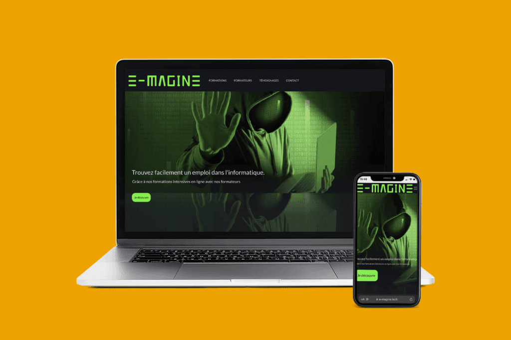 Développement web e-magine.